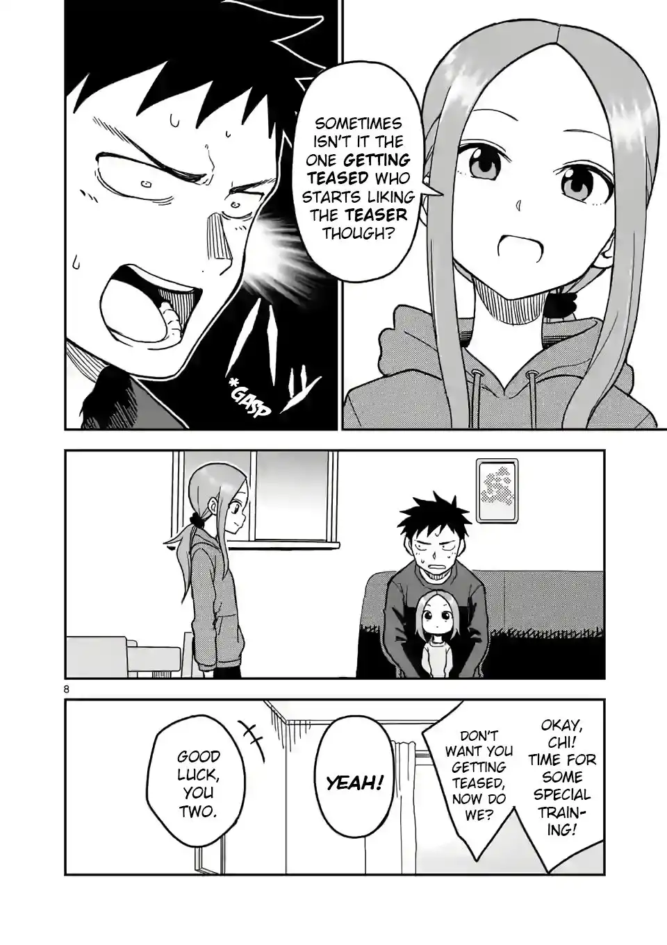 Karakai Jouzu no (Moto) Takagi-san Chapter 128 8